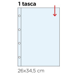 Inserti trasparenti FIGURINE XL a 1 tasca Master Phil 1
