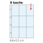 Inserti trasparenti FIGURINE XL a 9 tasche Master Phil 1