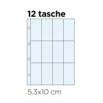 Inserti trasparenti FIGURINE a 12 tasche alte Master Phil