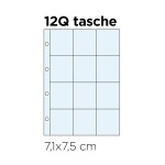 Inserti trasparenti FIGURINE a 12 tasche quadrate Master Phil
