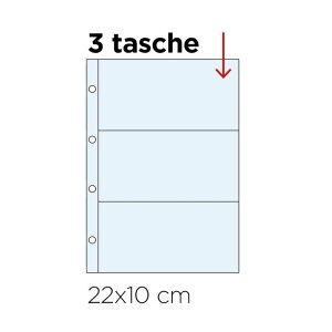 Inserti trasparenti FIGURINE a 3 tasche Master Phil