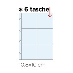 Inserti trasparenti FIGURINE a 6 tasche Master Phil