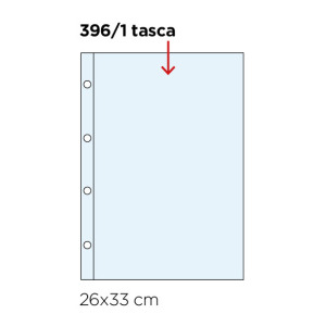 Inserti trasparenti TOP SAFE a 1 tasca 10 pz. Master Phil 1