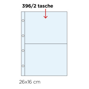 Inserti trasparenti TOP SAFE a 2 tasche 10 pz. Master Phil 1