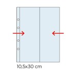 Inserti trasparenti VIP CARTAMONETA a 2 tasche verticali in K211 Master Phil 1