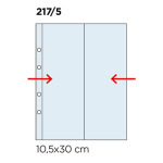 Inserti trasparenti VIP a 2 tasche verticali in K211 Master Phil 1