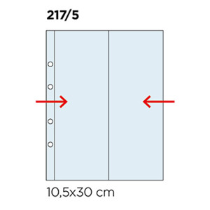 Inserti trasparenti VIP a 2 tasche verticali in K211 Master Phil 1