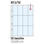 Inserti trasparenti ZUCCHEROMANIA JUNIOR a 12 tasche da 45x80 mm 10 pz. Master Phil 1