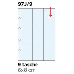 Inserti trasparenti ZUCCHEROMANIA JUNIOR a 9 tasche da 60x80 mm 10 pz. Master Phil 1