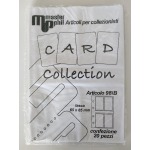 Inserti trasparenti per CARD COLLECTION piccola 4 tasche 20 pz. Master Phil