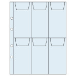 Inserti trasparenti per cartella DECORAZIONI MILITARI a 6 tasche con intercalari 10 pz. Master Phil 2