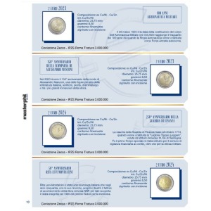 Inserto 2 EURO ITALIANO COMMEMORATIVO 2023 2024 Master Phil