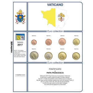 Inserto per serie Euro Vaticano nuovo conio 2017 Master Phil