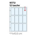 Inserto trasparente ZUCCHEROMANIA a 12 tasche da 55x105 mm Master Phil 1