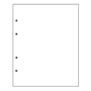 Intercalari bianchi per inserti MINI TOP BINDER Master Phil