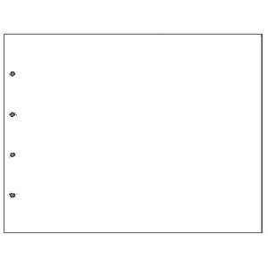 Intercalari in PVC bianco per inserti MAXI JUMBO 10 pz. Master Phil