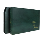 Cartella a 4 anelli FOLDER A4 ORIZZONTALE con custodia vuota Verde Master Phil 1