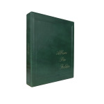 Cartella a 4 anelli FOLDER A4 VERTICALE senza custodia vuota Verde Master Phil 1