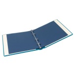 Cartella a 4 anelli KARAT IN PELLE senza custodia vuota Blu Lindner 2