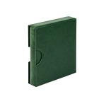 Cartella a 4 anelli KARAT con custodia in similpelle e 10 fogli assortiti Verde Lindner 2