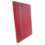 Classificatore IMPORT a 8 fogli bianchi snodati Rosso Master Phil 1