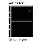 Inserti neri UNI K211 a 2 tasche apertura laterale 10 pz. Master Phil 1