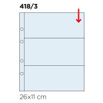 Inserti trasparenti PAPERMONEY a 3 tasche in K211 5 pz. Master Phil 1