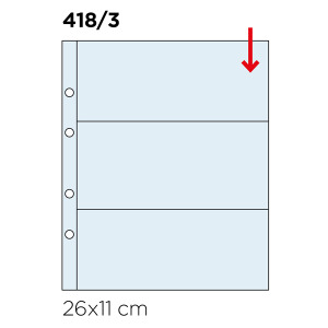 Inserti trasparenti PAPERMONEY a 3 tasche in K211 5 pz. Master Phil 1