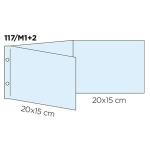 Inserti trasparenti per cartella MINI FOLDER 3 ante 6 facciate Master Phil 1