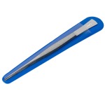 Pinzetta per francobolli a punte di precisione fini da 15 cm con astuccio Lindner 3