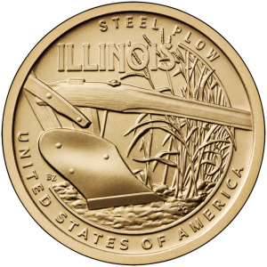 2024 1 Dollaro Innovazioni Aratro d acciaio Illinois USA