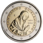2024 2 Euro 530° della morte del Ghirlandaio FDC San Marino