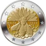 2024 2 Euro Ape maltese FDC in folder Malta