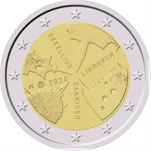 2024 2 Euro Gesellius Lindgren Saarinen Architettura finlandese Finlandia