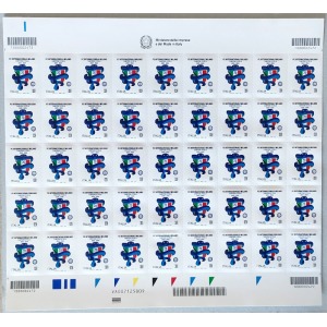 2024 - Inter campione d'Italia - 1 foglio da 45 v. Italia