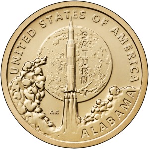 2024 1 Dollaro Innovazioni Saturn V Alabama USA
