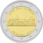 2024 2 Euro Centro storico di Varazdin Croazia