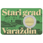 2024 2 Euro Centro storico di Varazdin FDC in coin card Croazia 1