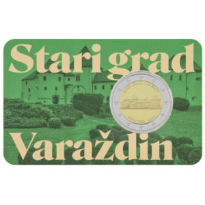 2024 2 Euro Centro storico di Varazdin FDC in coin card Croazia 1
