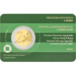 2024 2 Euro Centro storico di Varazdin FDC in coin card Croazia 2