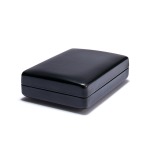 Astuccio NOBILE in metallo a 1 casella rettangolare 54x86 mm Nero Leuchtturm 4