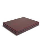 Astuccio VOLTERRA in legno a 8 caselle rettangolari da 54x86 mm Mogano Leuchtturm 3