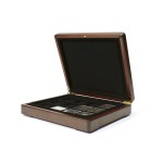 Cofanetto Mazzola con interno nero ed 1 vassoio nero per 12 capsule Quadrum Leuchtturm 1