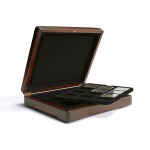 Cofanetto Mazzola con interno nero ed 1 vassoio nero per 12 capsule Quadrum Leuchtturm 2