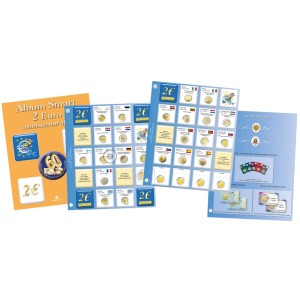 Fogli ALBUM 2 Euro COMMEMORATIVI SMART 2024 Abafil