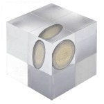 2007 2 Euro 50° del Trattato di Roma FDC in acrylblock Slovenia