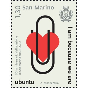 2024 50° dell adesione di San Marino all UNESCO 1 v. San Marino