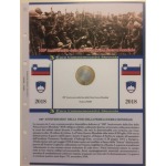 Foglio ALBUM 3 Euro SLOVENIA 2018 Abafil