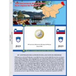 Foglio ALBUM 3 Euro SLOVENIA 2019 Abafil