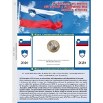 Foglio ALBUM 3 Euro SLOVENIA 2020 Abafil